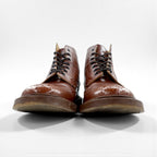 Tricker's 英国製 モールトン MALTON カントリーブーツ フルブローグ レースアップブーツ 27.5cm イギリス製 M2508