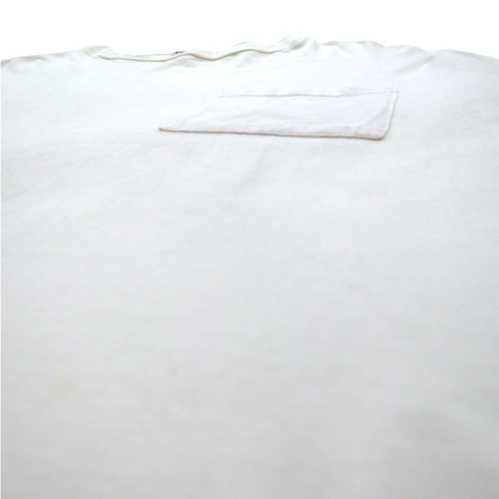 LEVI'S VINTAGE CLOTHING ( LVC ) Casuals 長袖ルーズフィットTシャツ M ホワイト ポルトガル製