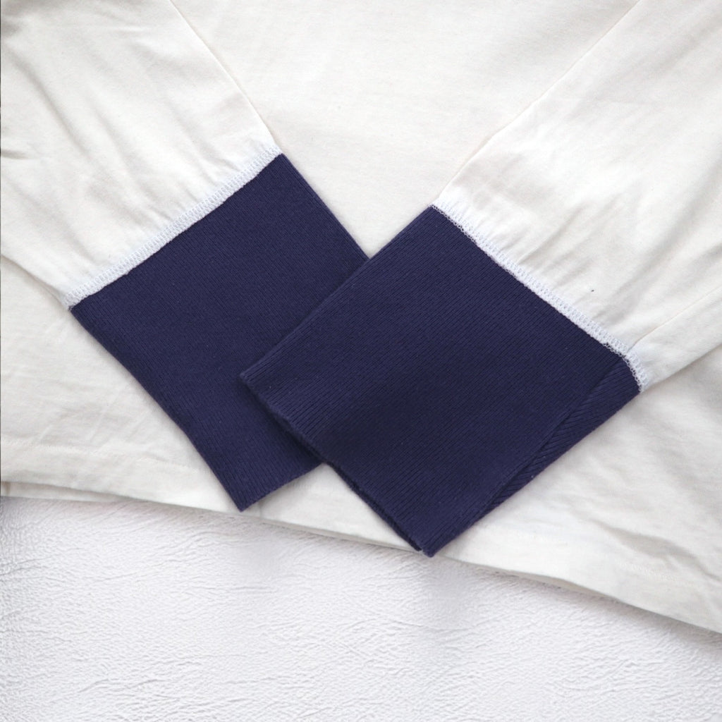 LEVI'S VINTAGE CLOTHING ( LVC ) Casuals 長袖ルーズフィットTシャツ M ホワイト ポルトガル製