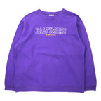 日本然リトテ-古着オンライン-reebok カナダ製 90年代 NFL BALTIOORE RAVENS 刺繍 スウェット XL パープル コットン 前V-reebok Canada Made 90's NFL BALTIOORE RAVENS Embroidery Sweatshirt XL Purple Cotton Front V