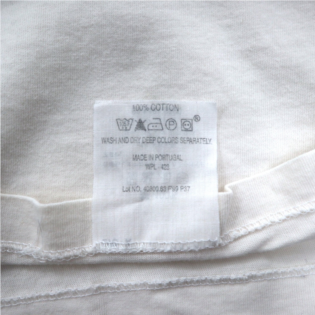 LEVI'S VINTAGE CLOTHING ( LVC ) Casuals 長袖ルーズフィットTシャツ M ホワイト ポルトガル製