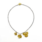 Sacai x Carhartt WIP 23AW Heart Logo Charm Necklace 23-0621S Brass Gold Silver