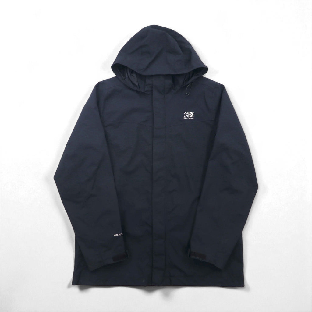 karrimor マウンテンパーカー XL ブラック 防水 WEATHERTITE フード収納 ドローコード A91671