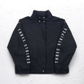 adidas ナイロン トラックジャケット ジャージ S ブラック ドローコード W S2S スリーストライプ ED1529