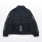 adidas ナイロン トラックジャケット ジャージ S ブラック ドローコード W S2S スリーストライプ ED1529