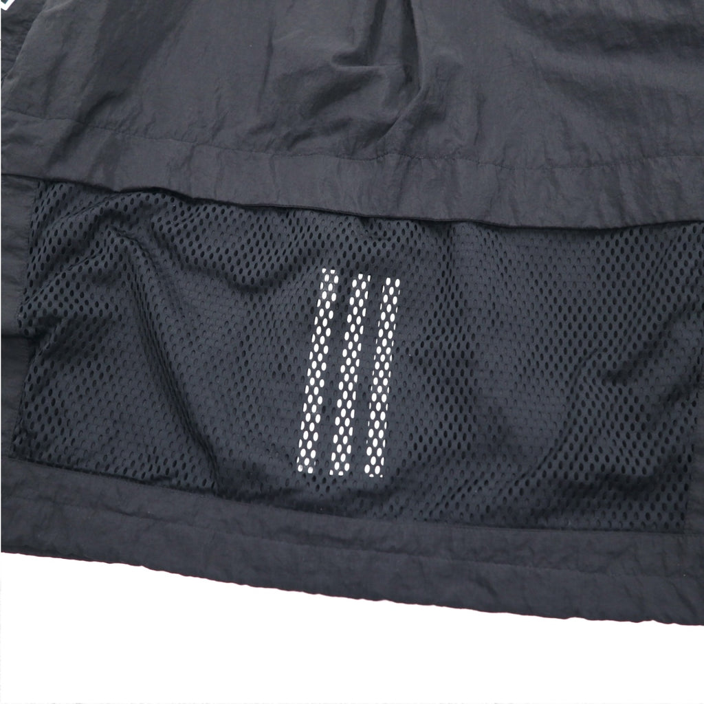 adidas ナイロン トラックジャケット ジャージ S ブラック ドローコード W S2S スリーストライプ ED1529
