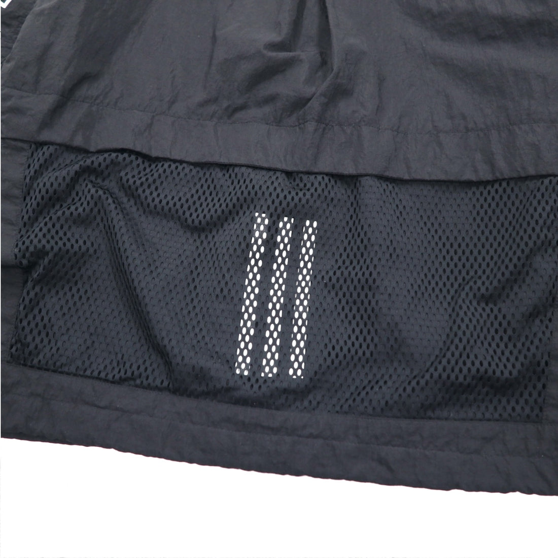 adidas ナイロン トラックジャケット ジャージ S ブラック ドローコード W S2S スリーストライプ ED1529