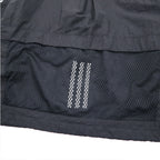 adidas ナイロン トラックジャケット ジャージ S ブラック ドローコード W S2S スリーストライプ ED1529