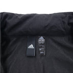 adidas ナイロン トラックジャケット ジャージ S ブラック ドローコード W S2S スリーストライプ ED1529