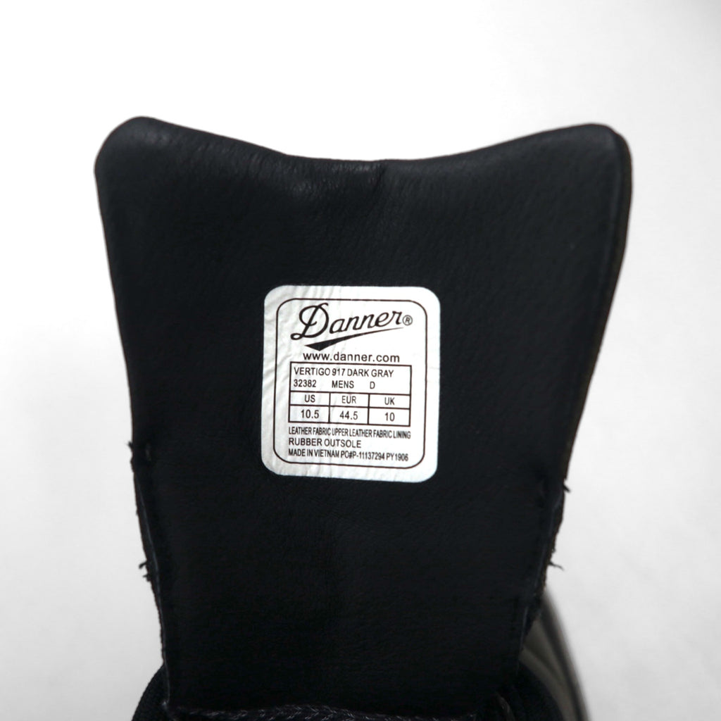 Danner ゴアテックス GORE-TEX バーティゴ VERTIGO サイドゴア トレッキングブーツ 28.5cm ブラック  防水 vibramソール 32382