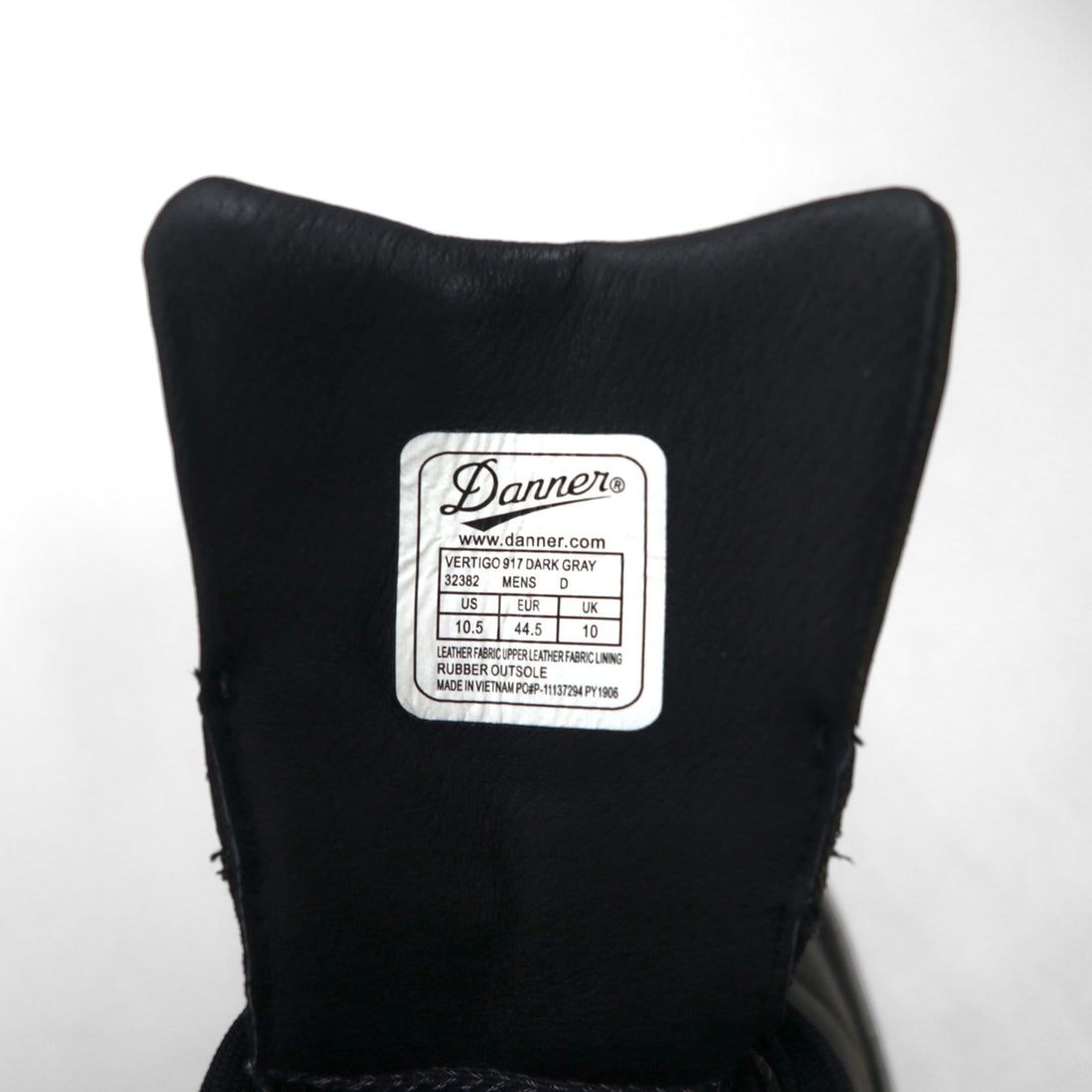 Danner ゴアテックス GORE-TEX バーティゴ VERTIGO サイドゴア トレッキングブーツ 28.5cm ブラック  防水 vibramソール 32382