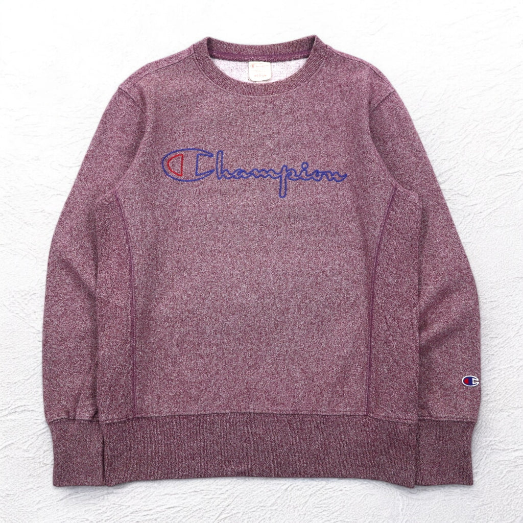 Champion Reverse Weave Sweatshirt M Red Single Color Tag Reprint Made in Turkey
