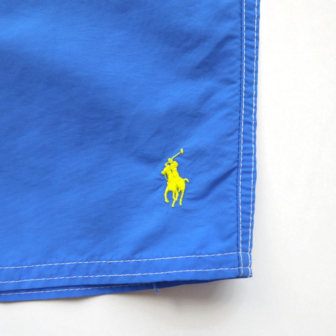 POLO RALPH LAUREN 水陸両用 スイム ショートパンツ ハーフパンツ L ブルー ナイロン スモールポニー刺繍