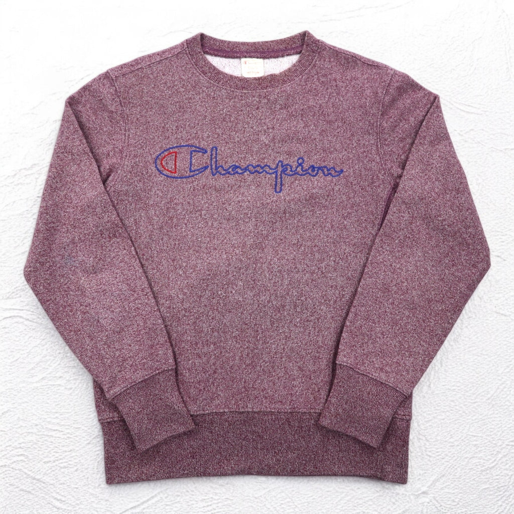 Champion Reverse Weave Sweatshirt M Red Single Color Tag Reprint Made in Turkey