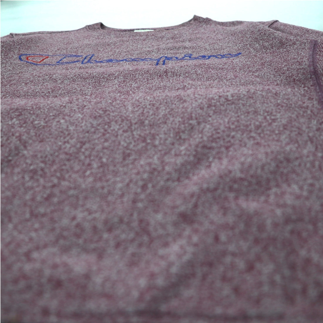 Champion Reverse Weave Sweatshirt M Red Single Color Tag Reprint Made in Turkey