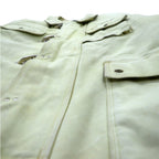 Schott Fireman Jacket Duck Work Jacket Coverall XL Beige Padded Quilted Liner