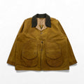 FILSON USA Made TIN CLOTH FIELD HUNTING COAT Hunting Jacket 2XL Beige Oiled Cotton Tin Cloth Field Coat 11010088