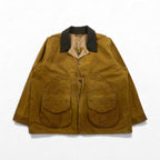 FILSON USA Made TIN CLOTH FIELD HUNTING COAT Hunting Jacket 2XL Beige Oiled Cotton Tin Cloth Field Coat 11010088