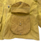 FILSON USA Made TIN CLOTH FIELD HUNTING COAT Hunting Jacket 2XL Beige Oiled Cotton Tin Cloth Field Coat 11010088