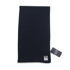 EMPORIO ARMANI Made in Italy Logo Print Scarf Black Acrylic 275804 8A302 Unused