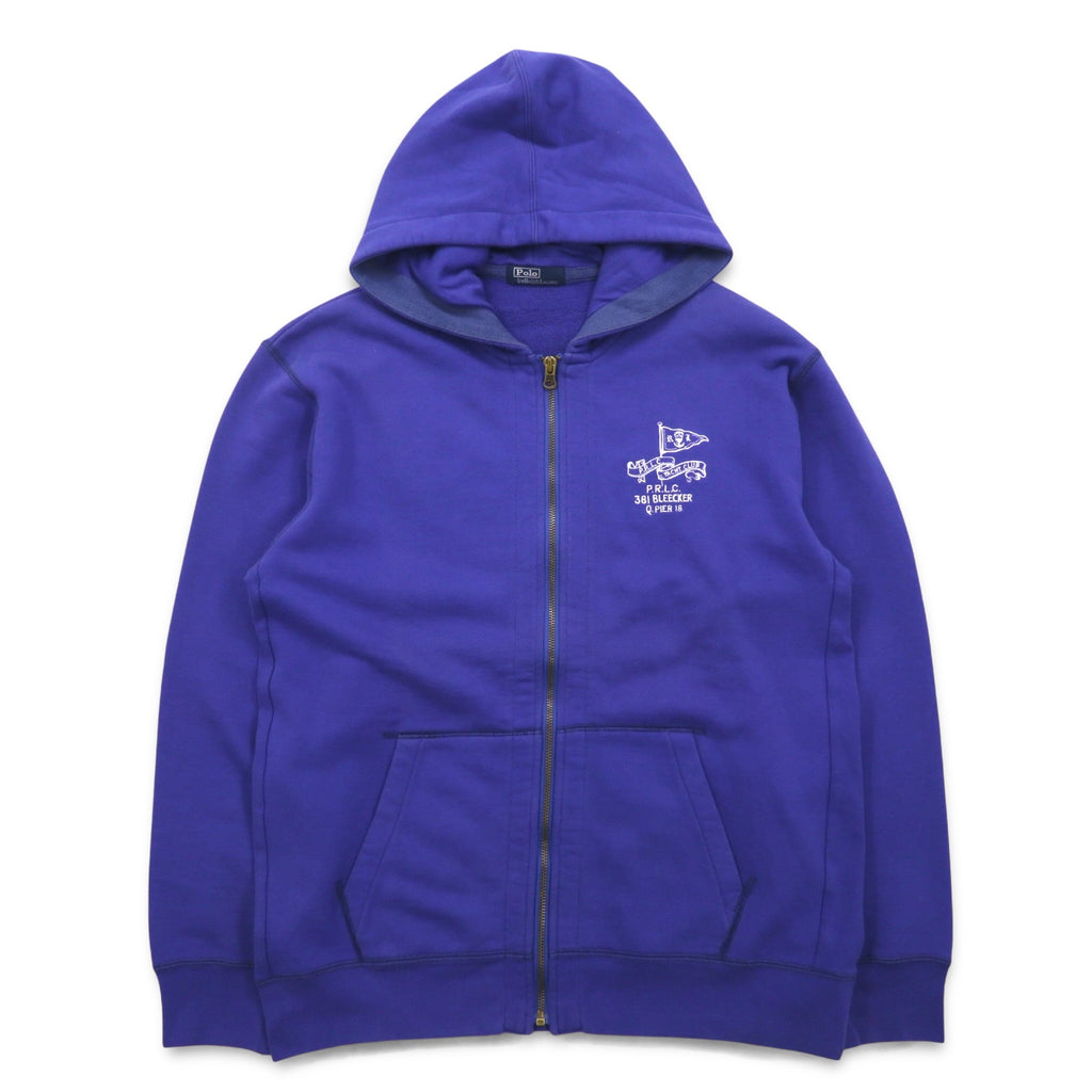 Polo by Ralph Lauren Full Zip Hoodie M Blue Cotton PRLC 381 BLEECKER