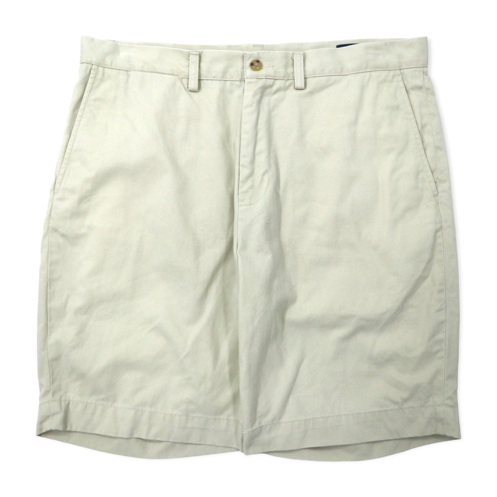 日本然リトテ-古着オンライン-POLO RALPH LAUREN チノショーツ ハーフパンツ 34 ベージュ コットン-POLO RALPH LAUREN Chino Shorts Half Pants 34 Beige Cotton