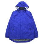 GAP 00s Old Gap Ripstop Shell Jacket L Blue Polyester Waterproof Retractable Hood