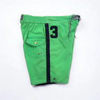Polo by Ralph Lauren 90s Amphibious Big Pony Embroidered Swim Shorts, Medium, Green, Cotton, Nylon