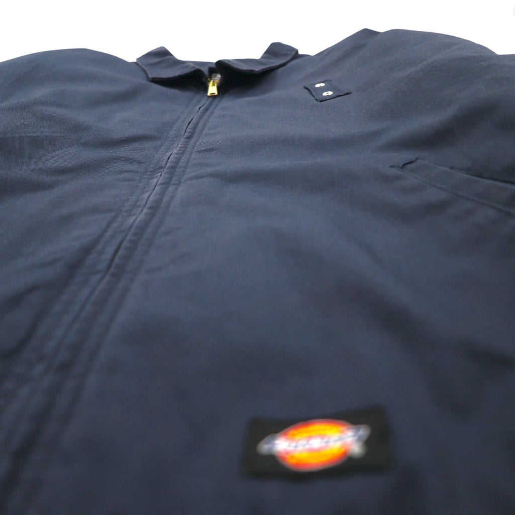 Dickies Harrington Work Jacket, Zip-Up Blouson, XL, Navy