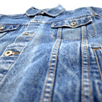 90s NEVADA Denim Jacket, G-Jean, M, Blue, Cotton, 3rd Type