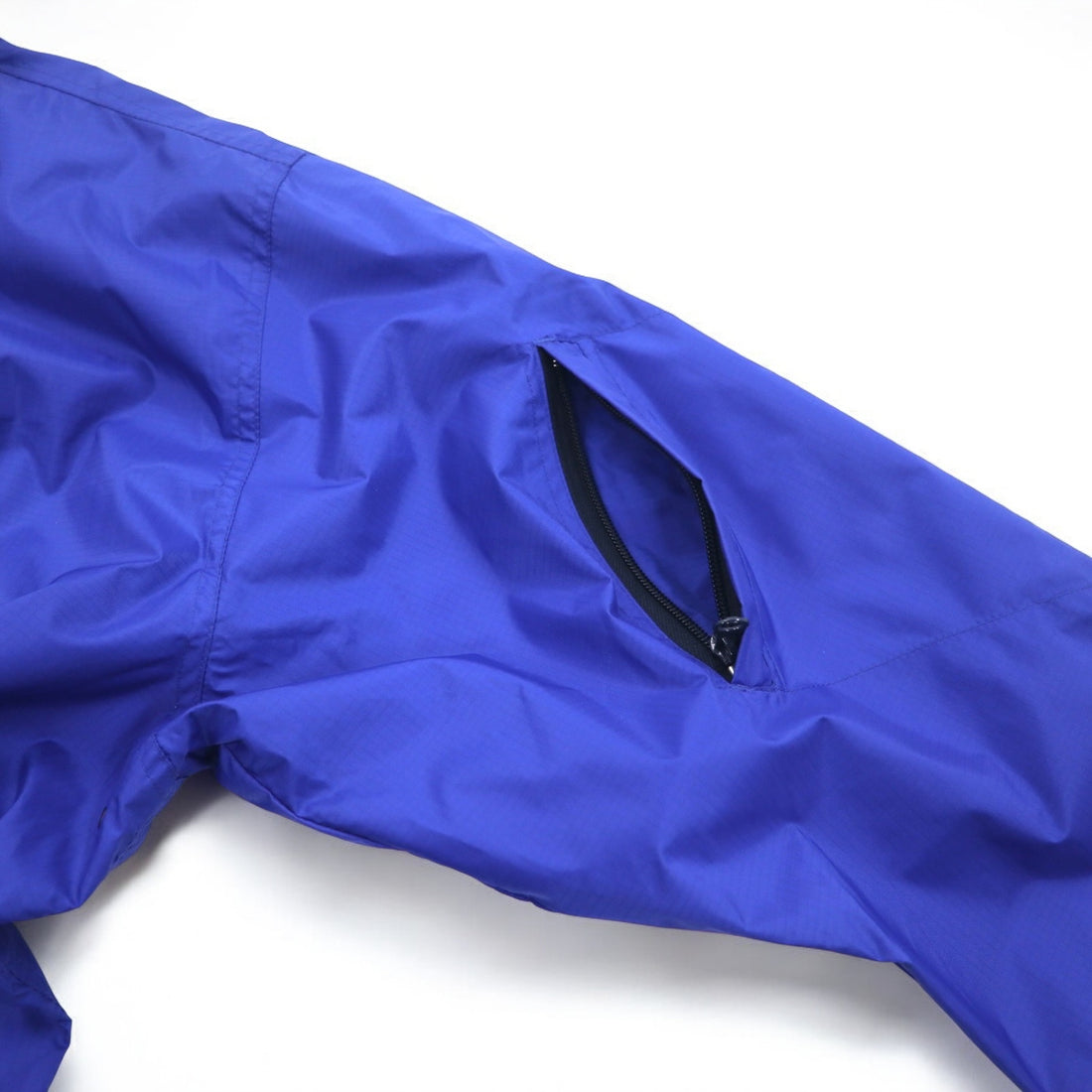 GAP 00s Old Gap Ripstop Shell Jacket L Blue Polyester Waterproof Retractable Hood