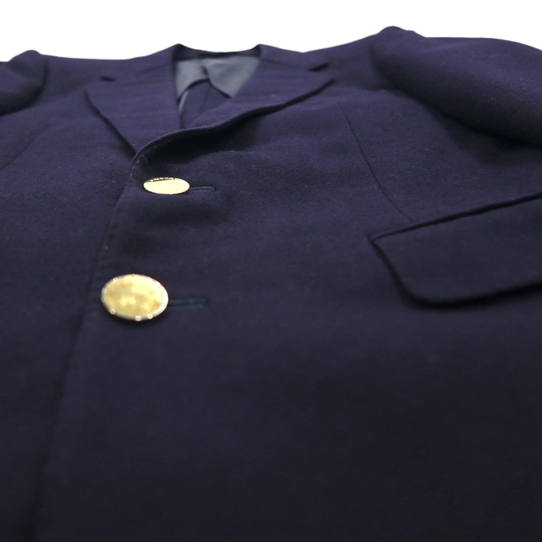 80s Vintage Blazer EDWARD'S 80年代 ブレザー 2B テーラードジャケット S  紺ブレ 金ボタン