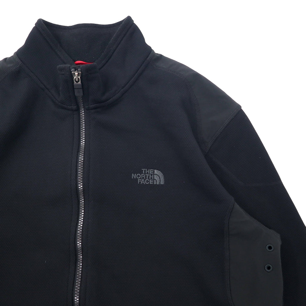 THE NORTH FACE Stealth Jacket Softshell Jacket L Black Polyester Fleece Liner US Standard TKA stealth