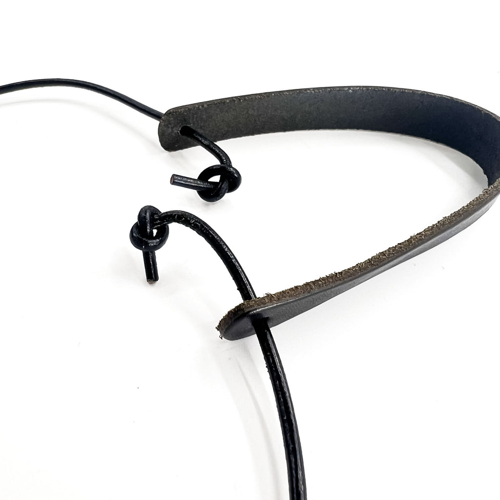 Hender Scheme レザー グラスコード glass cord 眼鏡 サングラス ストラップ ホルダー ブラック