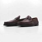 Salvatore Ferragamo Gancini Horsebit Loafers, Size 26cm, Leather and Metal, UR37761, Made in Italy
