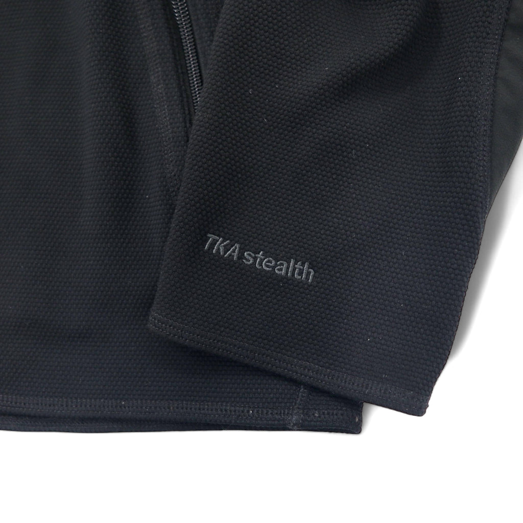 THE NORTH FACE Stealth Jacket Softshell Jacket L Black Polyester Fleece Liner US Standard TKA stealth