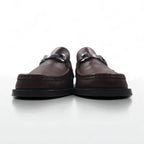 Salvatore Ferragamo Gancini Horsebit Loafers, Size 26cm, Leather and Metal, UR37761, Made in Italy
