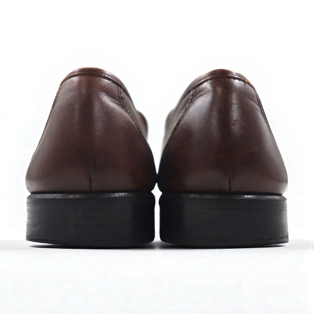 Salvatore Ferragamo Gancini Horsebit Loafers, Size 26cm, Leather and Metal, UR37761, Made in Italy