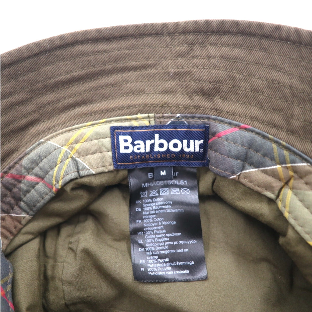 Barbour Bush Hat Bucket Hat M Khaki Cotton MHA0615OL51