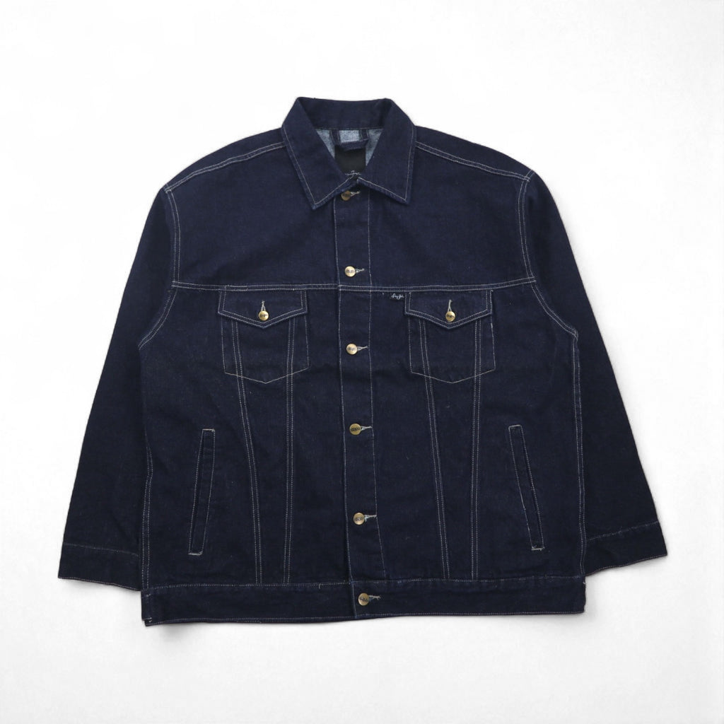 Sean John 90s Rigid Denim Jacket, Size L, Indigo and Blue