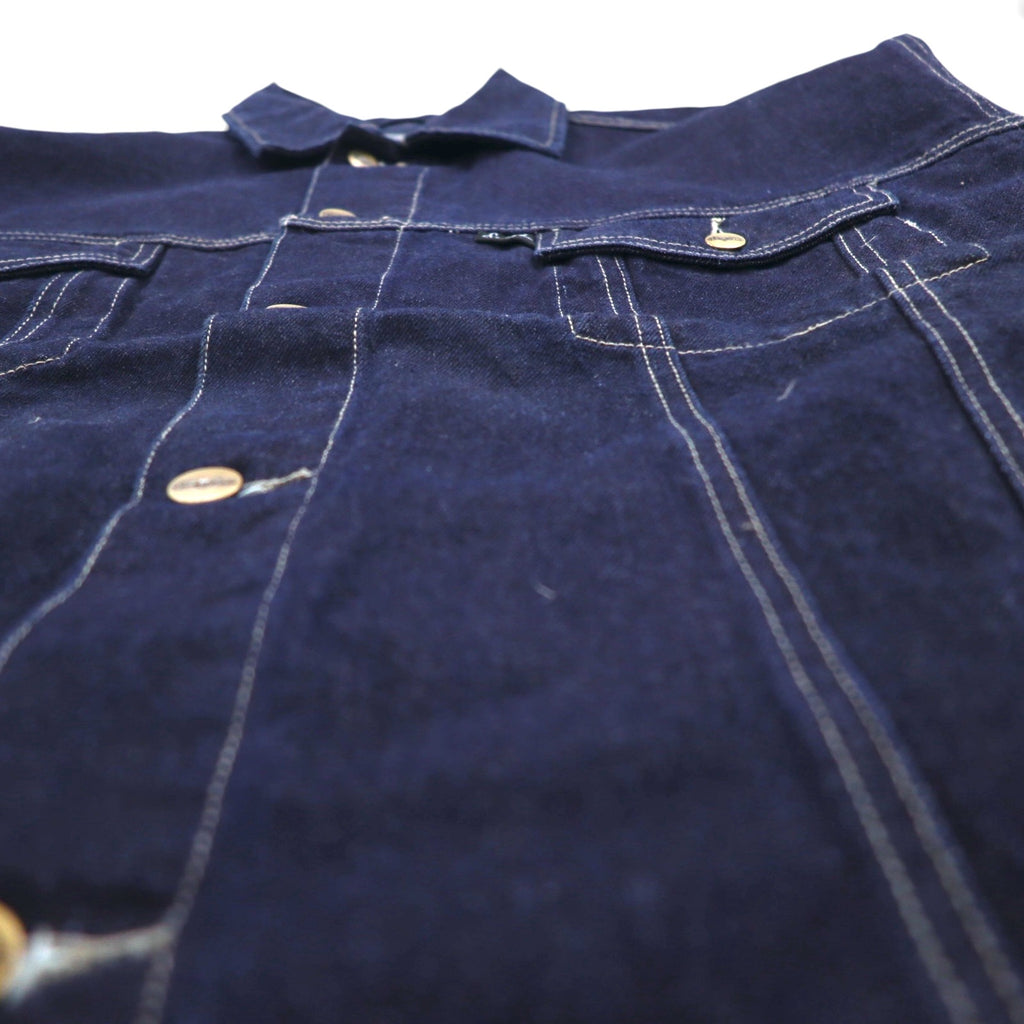 Sean John 90s Rigid Denim Jacket, Size L, Indigo and Blue