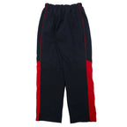 NIKE Track Pants Jersey L Black Polyester Sideline Swoosh Logo Embroidery 329354-648