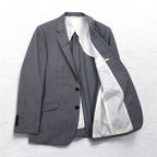 International Gallery BEAMS 2B Suit Set Up M Gray Wool 4117-0733-819
