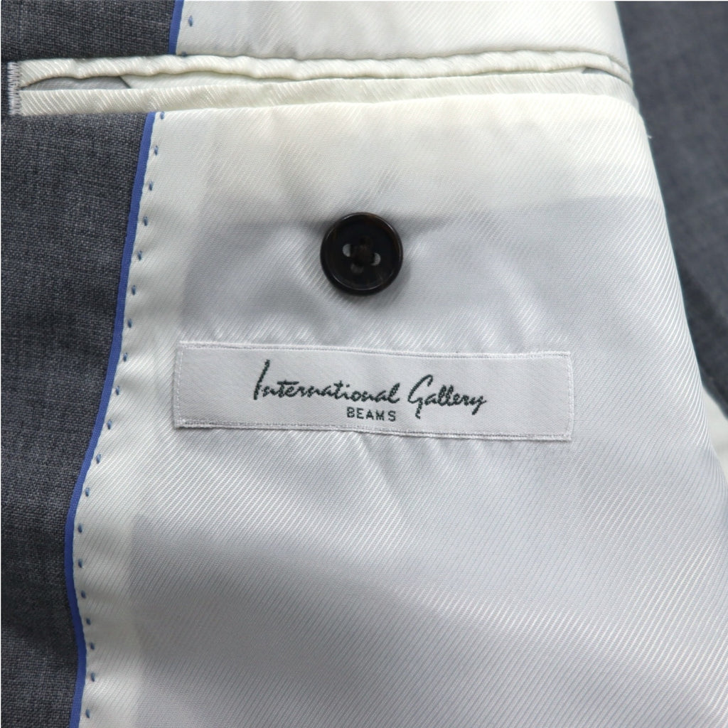 International Gallery BEAMS 2B Suit Set Up M Gray Wool 4117-0733-819