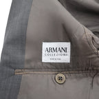ARMANI COLLEZIONI Italian-made tailored jacket, size S, gray wool