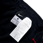 NIKE Track Pants Jersey L Black Polyester Sideline Swoosh Logo Embroidery 329354-648