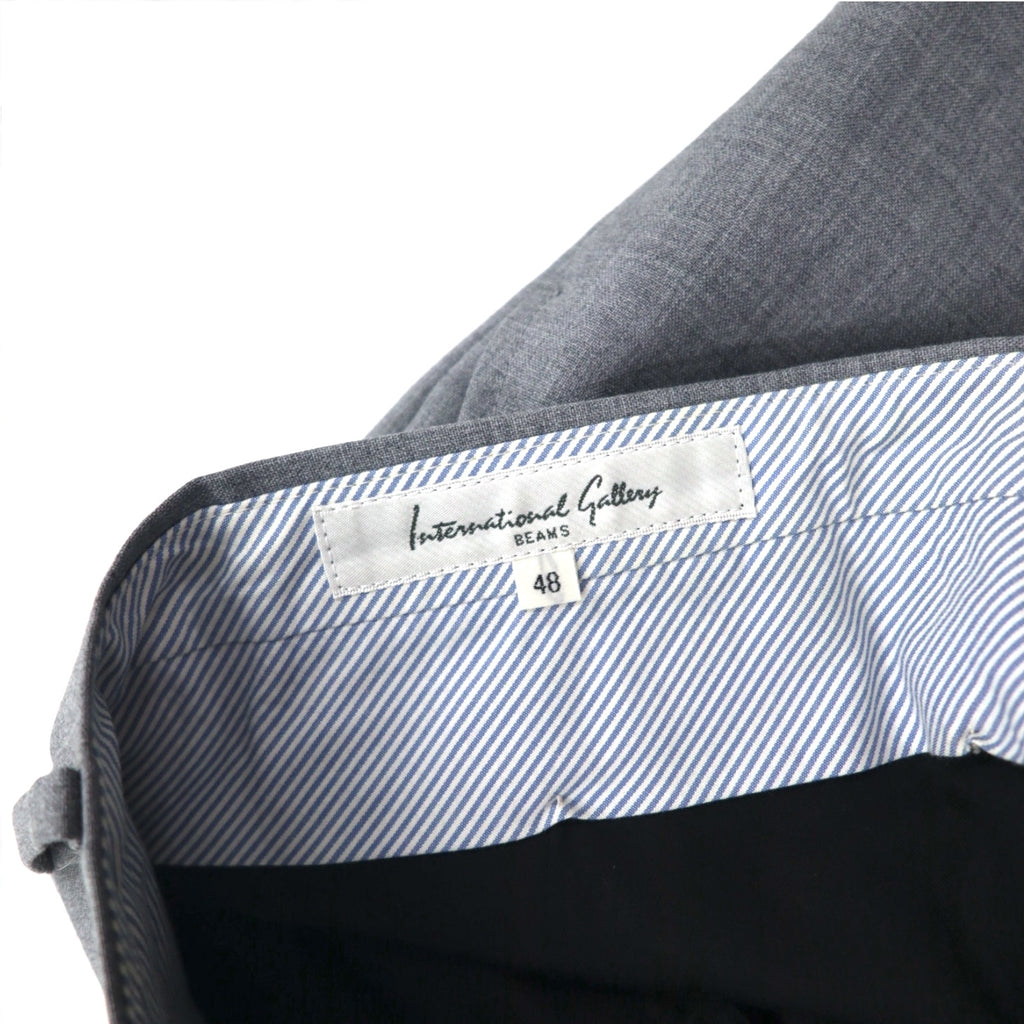 International Gallery BEAMS 2B Suit Set Up M Gray Wool 4117-0733-819