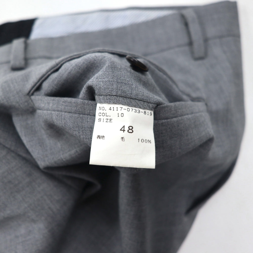 International Gallery BEAMS 2B Suit Set Up M Gray Wool 4117-0733-819