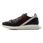 日本然リトテ-古着オンライン-Rick Owens ランナー スニーカー 25cm ブラック ブラウン レザー Black Vintage Runner Sneakers 19 S2811-Rick Owens Runner Sneakers US7 Black Brown Leather Black Vintage Runner Sneakers 19 S2811