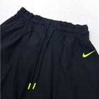 NIKE Mesh Skirt M Black Yellow Logo Print AS W NSW SKIRT MESH CU4031-017